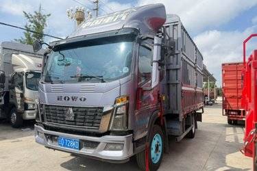 二手中国重汽HOWO 统帅 170马力 3.85米排半仓栅式轻卡(国六) 单桥 潍柴二手载货车 蓝牌图片