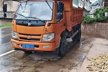 二手时风 风顺 110马力 4X2 3.19米自卸车(国五) 单桥 锡柴二手自卸车 蓝牌图片