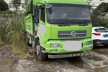二手东风商用车 天锦中卡 260马力 6X2 4.7米自卸车(国五) 前四后四 玉柴二手自卸车 黄牌图片
