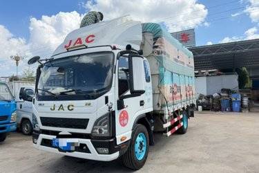 二手江淮 领跑L9 重载版 170马力 3.85米排半仓栅式载货车(国六) 单桥 云内动力二手载货车 蓝牌