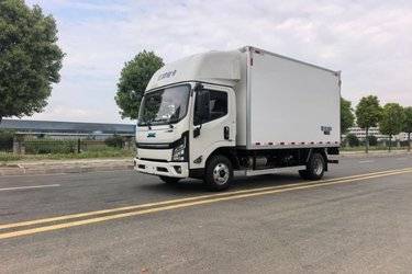二手江铃E路达 4X2 4.02米单排纯电动冷藏车 宁德时代140.41kWh  二手电动卡车电动冷藏车图片
