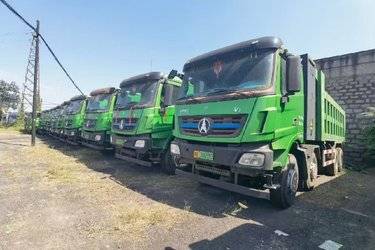 二手北奔重卡 V3 31T 8X4 6.5米换电式纯电动自卸  二手电动卡车电动自卸车图片