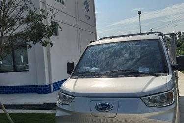 二手开瑞 小象EV 豪华型 3.5T 3.7米单排纯电动栏板微卡  二手电动卡车电动载货车图片