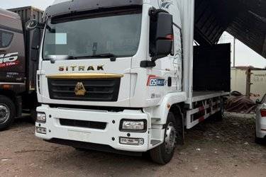 二手中国重汽 汕德卡SITRAK G5S重卡 豪华版 290马力 4X2 9.6米AMT自动档厢式载货车(国六) 单桥 曼二手载货车 黄牌