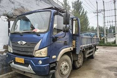 二手福田 欧航AR系 220马力 4X2 6.8米厢式载货车(国六) 单桥 常柴二手载货车 黄牌图片