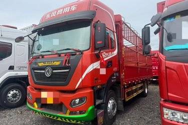 二手东风商用车 天锦KR PLUS 舒适版 290马力 4X2 6.8米仓栅式载货车(高顶三卧)(国六) 单桥 康明斯二手载货车 黄牌图片