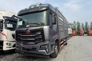 二手中国重汽 HOWO MAX 290马力 4X2 6.75米仓栅式载货车(国六) 单桥 曼二手载货车 黄牌