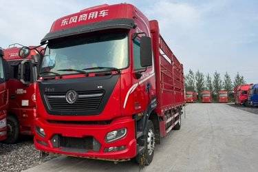 二手东风商用车 天锦KR PLUS 290马力 4X2 6.8米仓栅式载货车(国六) 单桥 东风康明斯二手载货车 黄牌