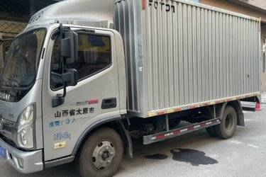 二手福田 奥铃速运 120马力 4.14米单排厢式轻卡(国六) 单桥 北汽福田二手载货车 蓝牌图片