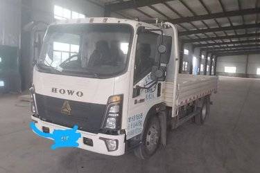 二手中国重汽HOWO 悍将 130马力 4.15米单排栏板轻卡(国六) 单桥 潍柴二手载货车 蓝牌图片