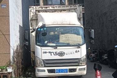 二手解放 虎VH 120马力 4.2米单排厢式轻卡底盘(国五) 单桥 潍柴二手载货车