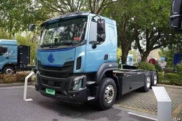 二手东风柳汽 乘龙H7重卡 560马力 6X4牵引车(国五) 双驱 玉柴二手牵引车 黄牌图片
