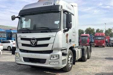 二手福田 欧曼GTL 北方版 490马力 6X4 AMT自动挡牵引车(国六) 双驱 福田康明斯二手牵引车 黄牌图片