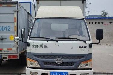 二手北*** 旗铃 95马力 4.185米单排厢式轻卡(国四) 单桥 大柴二手载货车 蓝牌图片