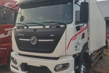 二手东风商用车 天锦KR PLUS 舒适版 290马力 4X2 9.8米厢式载货车(国六)(高顶双卧)(国六) 单桥 东风康明斯二手载货车 黄牌图片