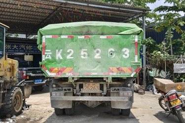 二手东风华神 T3 180马力 4X2 4米自卸车(国六)(速比6.83)(国六) 单桥 玉柴二手自卸车 黄牌