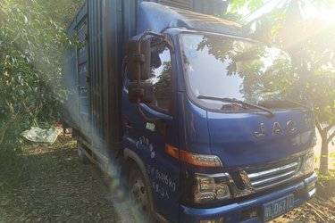 二手江淮 骏铃V5 120马力 4.15米单排厢式轻卡(国五) 单桥 朝柴二手载货车 蓝牌