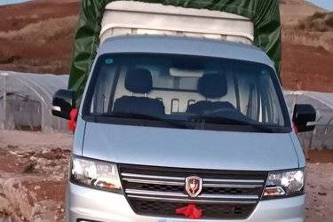 二手SRM鑫源 金卡S1 2024款 标准型 1.6L 124马力 汽油 2.55米双排栏板微卡(国六) 单桥 华晨鑫源金杯二手载货车 蓝牌图片