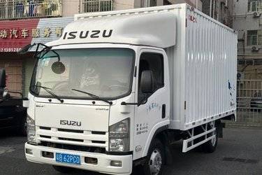 二手庆铃 五十铃KV100 115马力 4.17米单排厢式轻卡(国五) 单桥 庆铃五十铃二手载货车 蓝牌图片