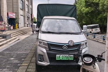 二手长安跨越王X3 PLUS EV 标准续航版 4T 3.6米单排纯电动仓栅式微卡55.7kWh  二手电动卡车电动载货车图片
