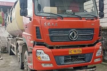 二手粉粒物料运输车 东风商用车 东风天龙 420 9.8 8X4图片