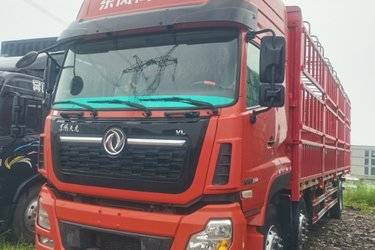 二手东风商用车 天龙VL重卡 350马力 6X2 9.4米仓栅式载货车(国五) 前四后四 雷诺二手载货车 黄牌