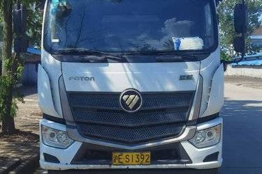 二手福田 欧航R系170马力 6.8米厢式载货车(国五) 单桥 福田康明斯二手载货车 黄牌图片