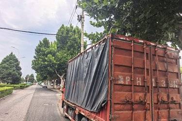 二手东风 多利卡D6-S 115马力 3.27米双排仓栅式轻卡(国五) 单桥 玉柴二手载货车 蓝牌图片