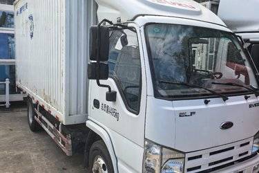 二手庆铃 五十铃EV100 4.5T 4.25米单排纯电动厢式轻卡80.6kWh  二手电动卡车电动载货车