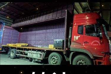 二手东风商用车 天龙重卡 245马力 6X2 9.6米翼开启厢式载货车(国五) 前四后四 安徽康明斯二手载货车 黄牌