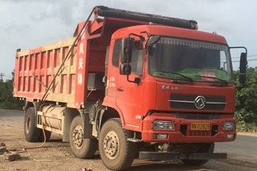 二手东风商用车 天锦重卡 270马力 6X2 6.5米自卸车(国五) 前四后四 玉柴二手自卸车 黄牌