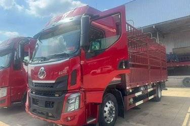 二手东风柳汽 乘龙H5中卡 270马力 4X2 6.8米仓栅式载货车(国六) 单桥 玉柴二手载货车 黄牌