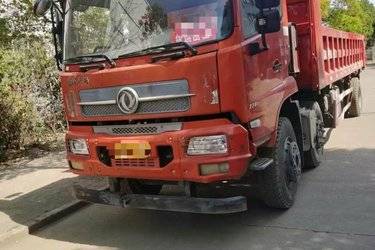二手东风新疆 天锦KS 220马力 6X2 7.6米自卸车(国五) 前四后四 玉柴二手自卸车 黄牌图片