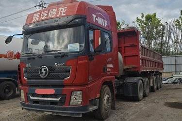 二手陕汽重卡 德龙X5000 经典版 460马力 6X4牵引车(国六) 双驱 潍柴二手牵引车 黄牌图片
