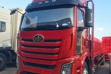 二手一汽解放 J6G 领航版 320马力 6X2 9.7米栏板载货车(高顶)(国六) 前四后四 大柴二手载货车 黄牌
