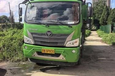 二手福田瑞沃 大金刚ES5 200马力 4X2 4米自卸车(国六) 单桥 玉柴二手自卸车 黄牌图片