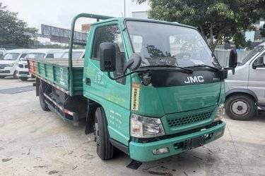 二手江铃 顺达窄体 4.5T 4.155米单排纯电动栏板轻卡  二手电动卡车电动载货车图片