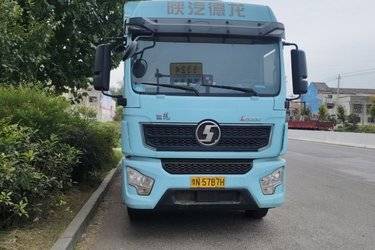 二手陕汽重卡 德龙L5000 菁英版 300马力 4X2 6.8米仓栅式载货车(国六) 单桥 潍柴二手载货车 黄牌图片