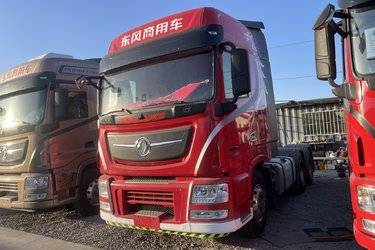 二手东风商用车 天龙旗舰KX 560马力 6X4牵引车(直接挡)(国六) 双驱 康明斯二手牵引车 黄牌图片