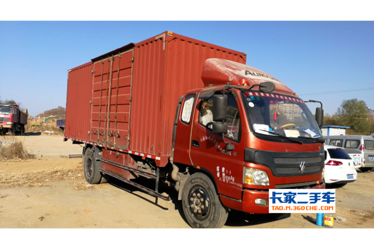 已售二手福田欧马可6.2米厢式货车