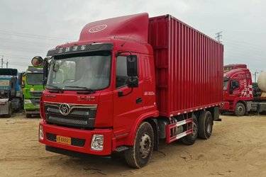 二手三环十通 昊龙 舒适版 230马力 6X2 5.3米厢式载货车(国六) 前四后四 玉柴二手载货车 黄牌