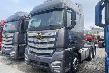 二手福田 欧曼EST 620马力 6X4 AMT自动档牵引车(液缓)(国六) 双驱 福田康明斯二手牵引车 黄牌图片