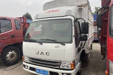 二手江淮 康铃H5 115马力 4.18米单排仓栅式轻卡(国五) 单桥 全柴二手载货车 蓝牌图片