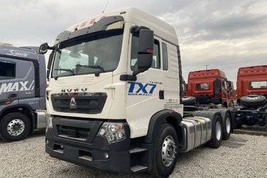 二手中国重汽 HOWO TX重卡 460马力 6X4 牵引车(国六) 双驱 曼二手牵引车 黄牌图片