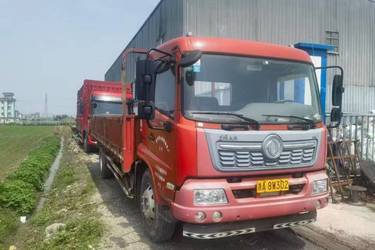 二手东风商用车 天锦VR中卡 2019款 180马力 4X2 6.75米栏板载货车(国五) 单桥 东风二手载货车 黄牌图片