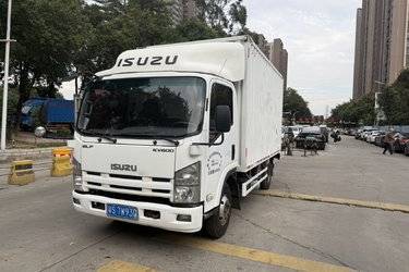 二手庆铃 五十铃KV600 130马力 4.135米单排厢式轻卡(国五) 单桥 庆铃五十铃二手载货车 蓝牌