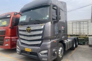 二手福田 欧曼EST 北方版 620马力 6X4 AMT自动档牵引车(液缓)(国六) 双驱 康明斯二手牵引车 黄牌图片