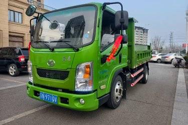 二手跃进 开拓X300 工程型 110马力 4X2 3.3米自卸车(国五) 单桥 玉柴二手自卸车 蓝牌图片