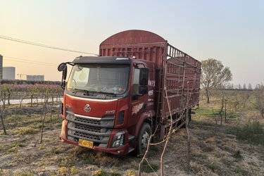 二手东风柳汽 新乘龙M3 220马力 4X2 6.8米仓栅式载货车(国六) 单桥 重庆康明斯二手载货车 黄牌