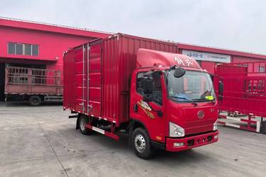 二手解放 J6F 150马力 4.16米单排厢式轻卡(云内)(国六) 单桥 云内动力二手载货车 蓝牌